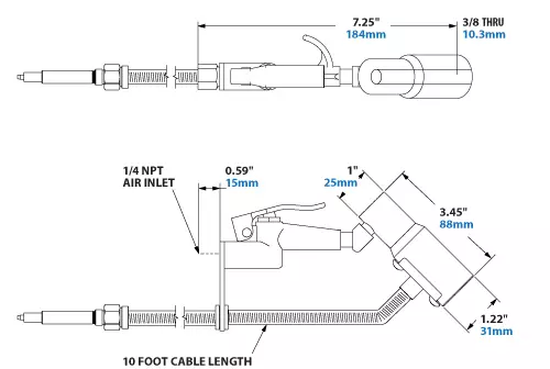 Gen4 Ion Air Gun Dimensions iawdima
