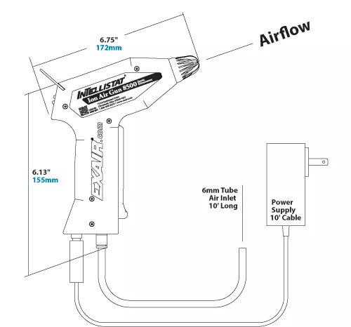 Intellistat Ion Air Gun Dimensions iawdima