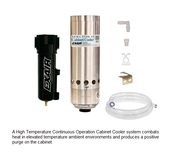 High Temperature NEMA 4X Cabinet Cooler® Systems with Continuous Operation.