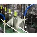External Mix Wide Angle Flat Fan Air Atomizing Nozzle