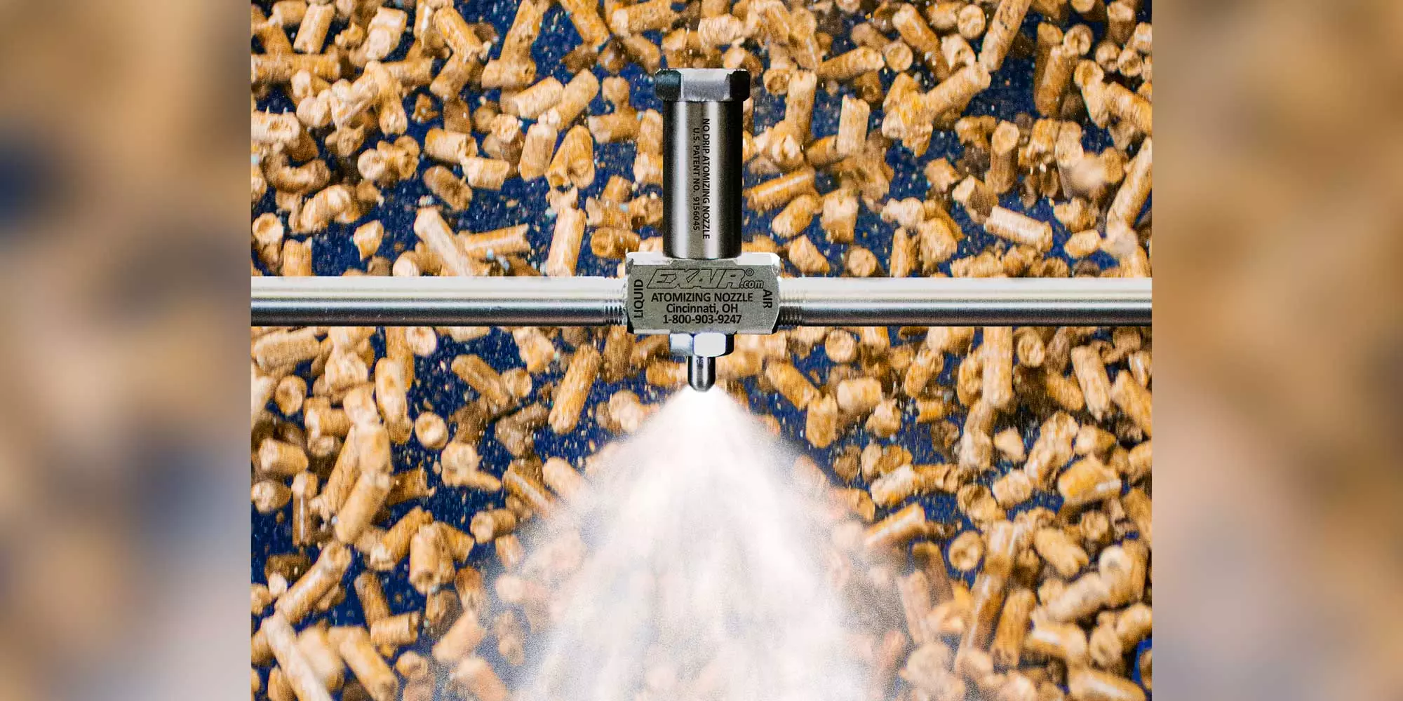 No Drip Internal Mix Air Atomizing Spray Nozzle